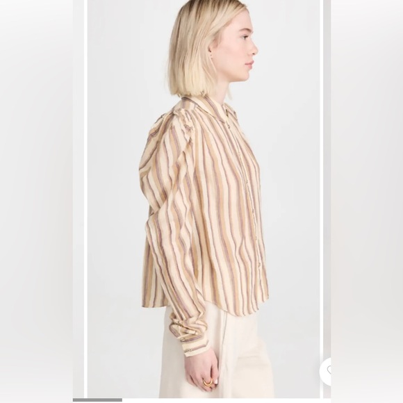 Ulla Johnson Madelyn Blouse, Positano Size 4 - Picture 4 of 7